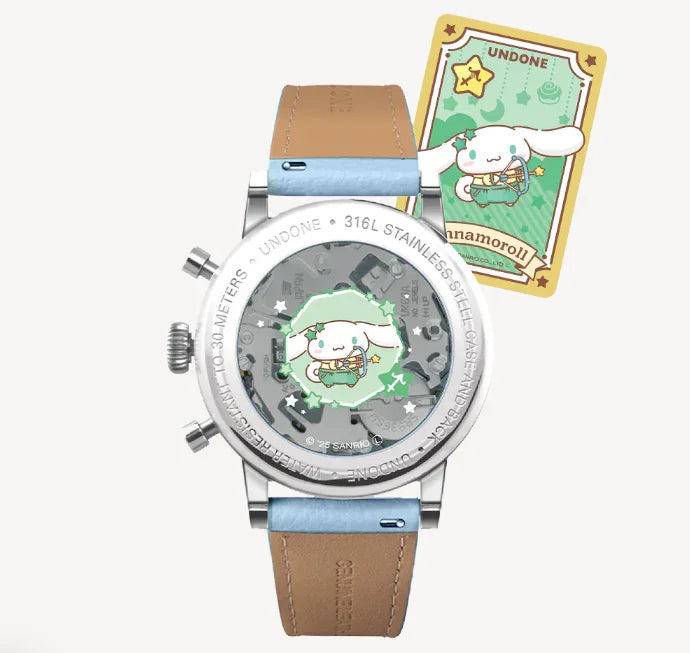 UNDONEｘシナモロール ドリーミーブルー UNDONE 腕時計